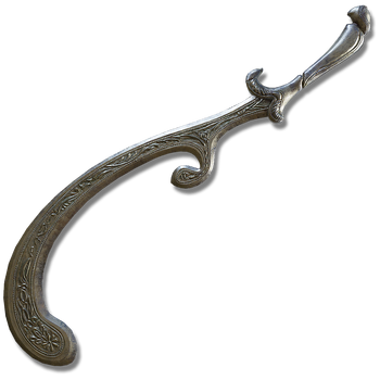 Flowing Curved Sword