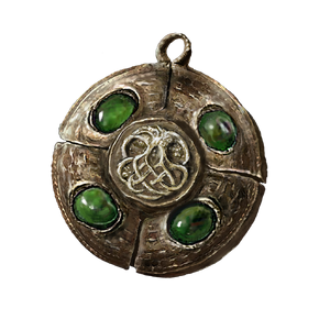 Viridian Amber Medallion