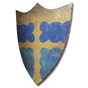 Blue-Gold Kite Shield