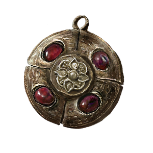 Crimson Amber Medallion